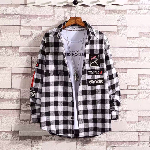 Áo Sơ Mi Caro Sơ Mi Flannel Áo Khoác Nam Nữ FLANNEL CARO In Cực Chất Nhiều Mẫu ...