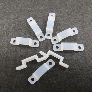 100pcs LED Lamp With Fixing Clip fFrmware Silicone Inner Width 12mm