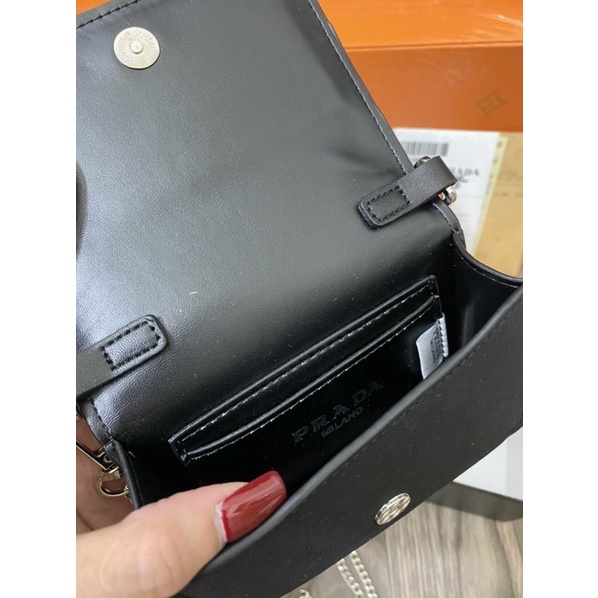 Túi Xách Prada đính đá mini