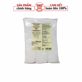Bông tẩy trang MUJI gói 189 miếng nội địa Nhật, bề mặt mịn, có dập viền, không để lại sợi bông