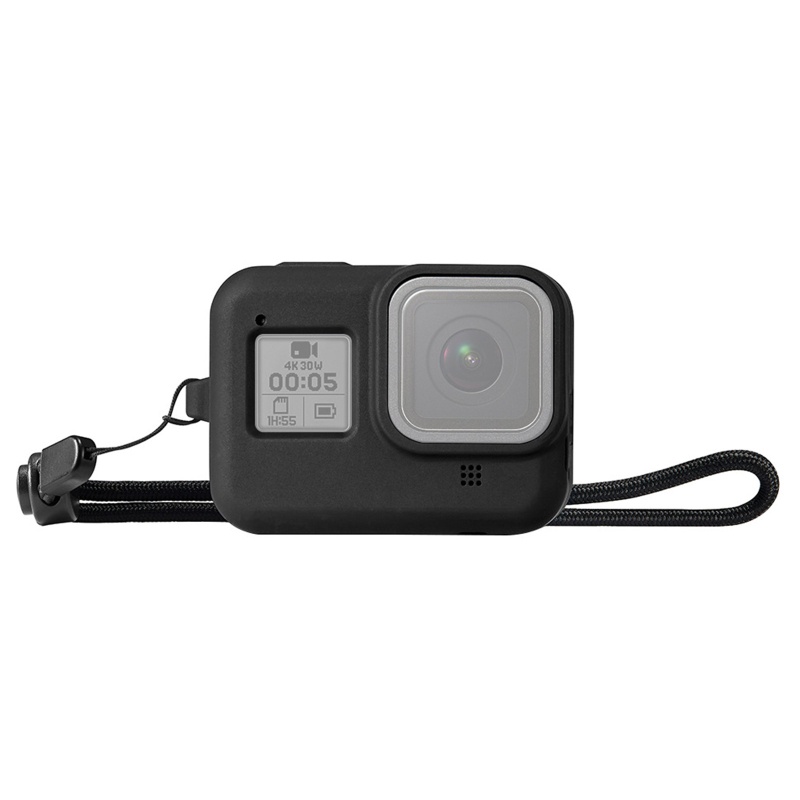 Ốp Điện Thoại Silicone Mềm Màu Đen Bảo Vệ Toàn Diện Cho Hero 8 Hero 8 Action