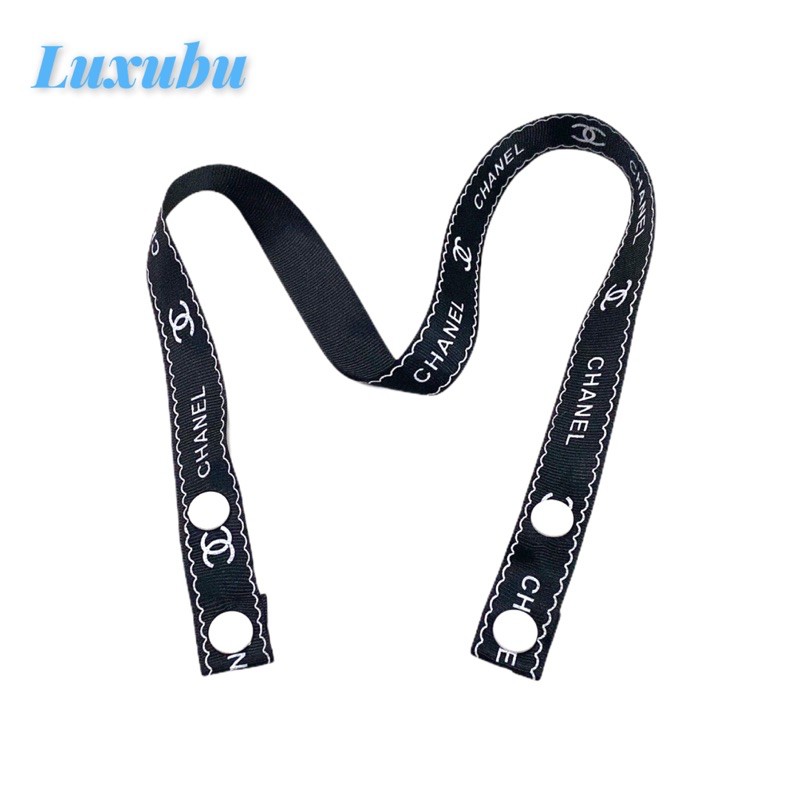 //Luxubu// Dây đeo khẩu trang nút nhựa bấm fashion / Mask strap chống thất lạc bảng lớn