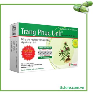 [Mẫu mới] Tràng Phục Linh (Hộp 20 viên/ Lọ 80 viên) - Hỗ trợ viêm đại tràng