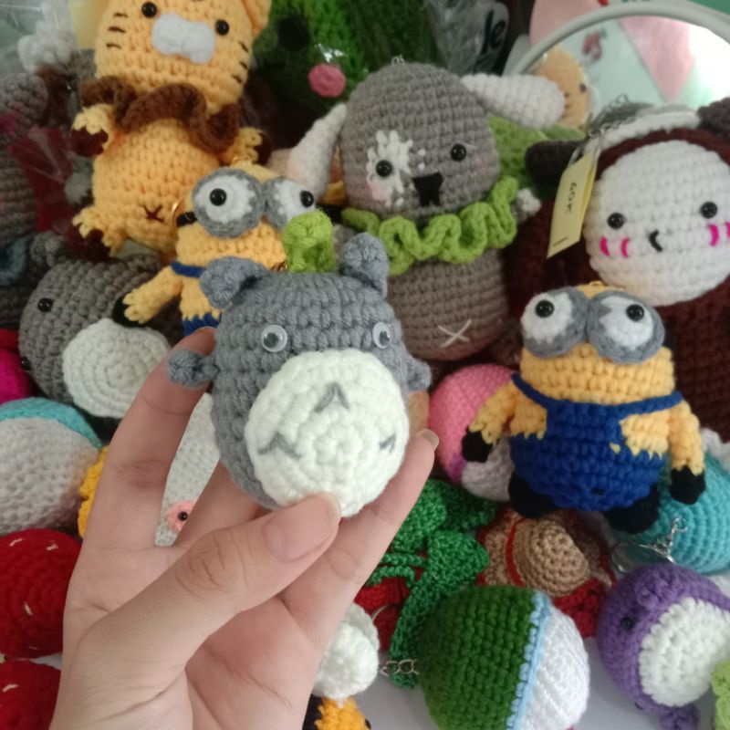 MÓC KHOÁ TOTORO LEN HANDMADE
