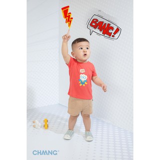Áo phông hero đỏ cho bé CHAANG