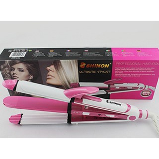 Máy uốn tóc, bấm tóc, duỗi tóc SHINON 3 IN 1