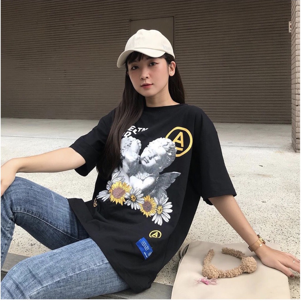 Áo Thun ANGEL LAND. Thiên Thần Ulzzang Unisex 1hitshop | BigBuy360 - bigbuy360.vn