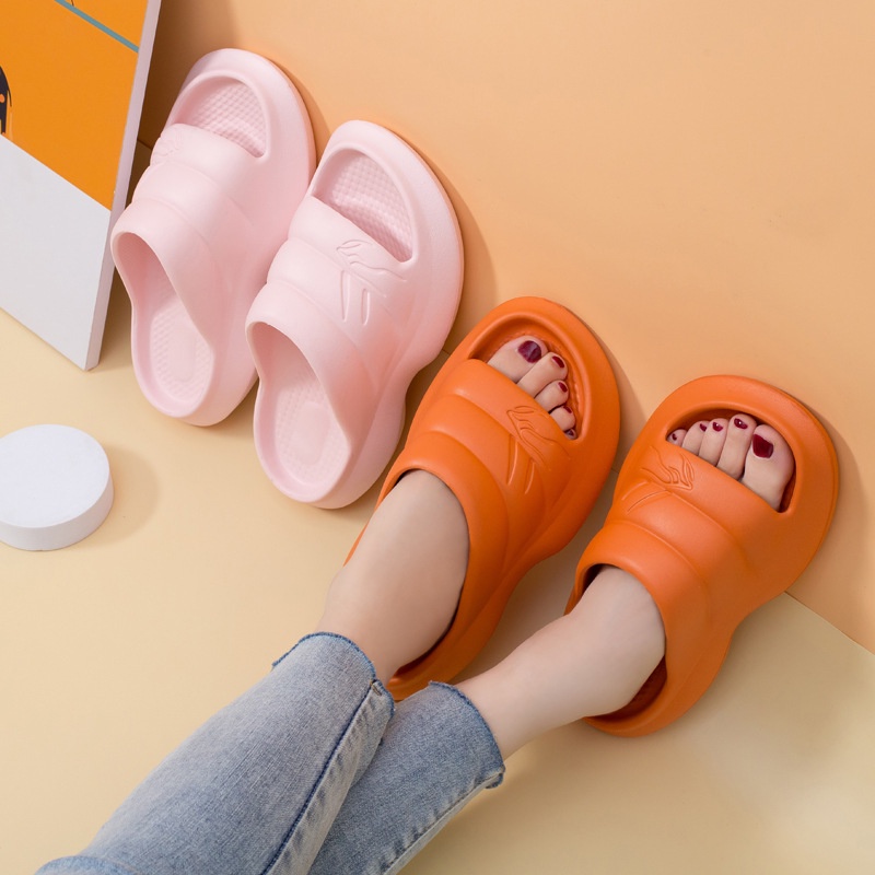 Dép Đi Trong Nhà Đế Dày 5cm Chống Trượt Thời Trang Mùa Hè Cho Nữ