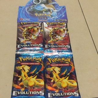 Combo 1 dây thẻ bài giấy pokemon gồm 12 gói