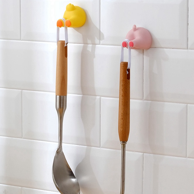 Giá đỡ bàn chải đánh răng gắn tường hình hoạt hình không cần đục đa dụng