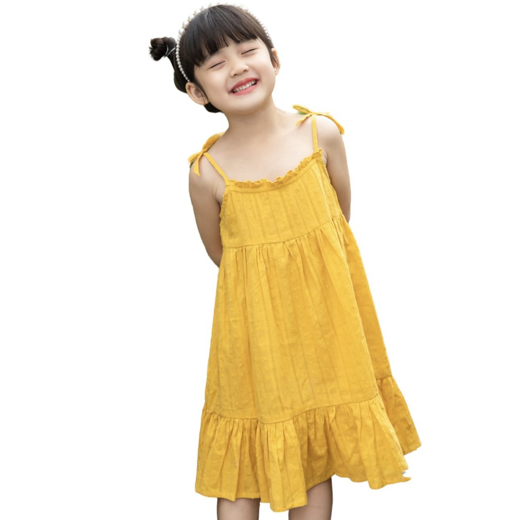 Váy Bé Gái Maxi Chất Boil Hai Màu Doris Kids