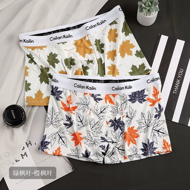 Quần Lót Lụa Lạnh Chống Khuẩn Dáng Rộng Có Size Lớn Dành Cho Nam Giới