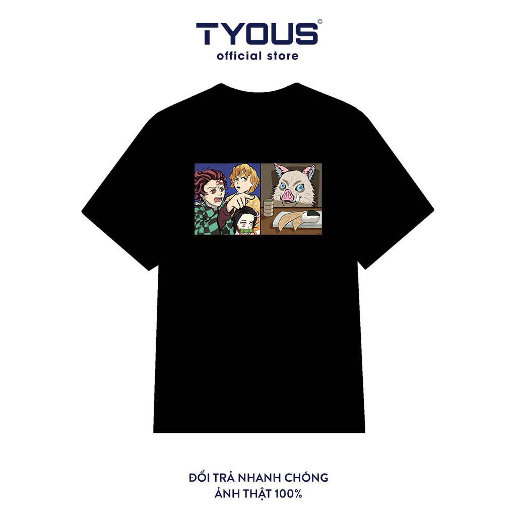 Áo thun Kimetsu no Yaiba - Woman Yelling at a Cat unisex TYOUS