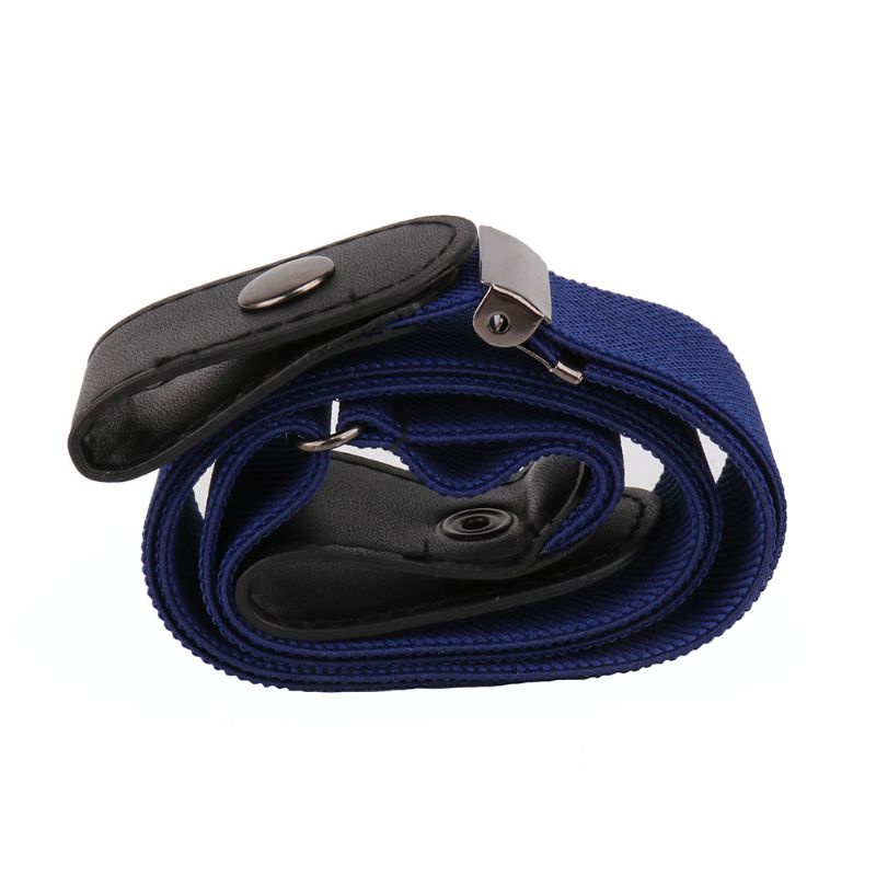 Thắt Lưng Co Giãn Không Khóa 89x3 5cm Dành Cho Nam Nữ