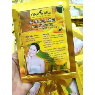 Ủ TRẮNG MẶT OLEE WHITE HUYẾT YẾN COLLAGEN