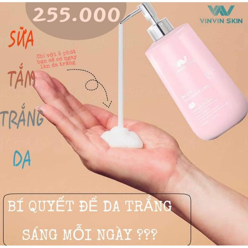 sữa tắm truyền trắng vinvin skin | BigBuy360 - bigbuy360.vn