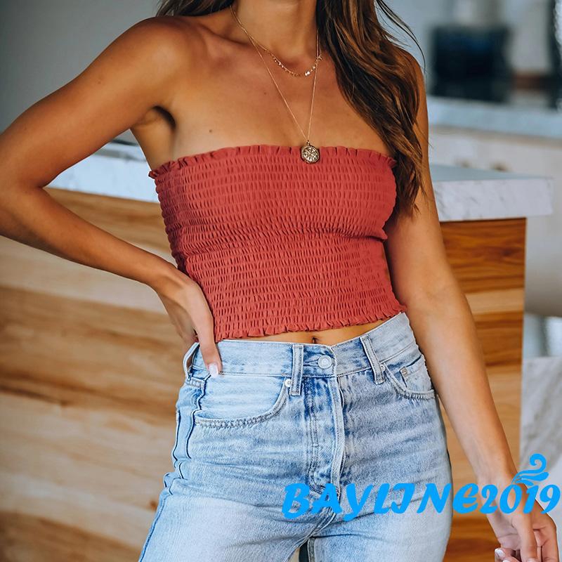 Áo Cúp Ngực Không Tay Thời Trang Dành Cho Nữ