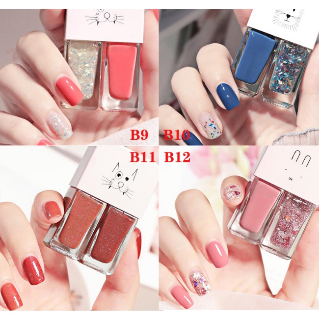 Set 2 Lọ Sơn Móng Tay Maxfine Siêu Xinh