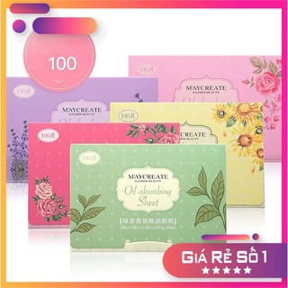 Gói 100 Tờ Giấy Thấm Dầu Maycreate- Loại 100pcs