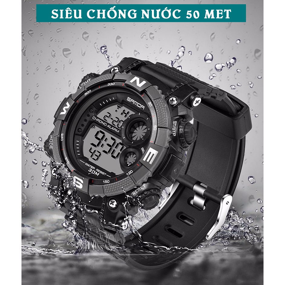 Đồng hồ Nam SANDA 323 JAPANES  Siêu Chống Nước, Máy Nhật BảnĐồng Hồ Nam Chính Hãng, Đồng Hồ Nam Chống Nước | BigBuy360 - bigbuy360.vn