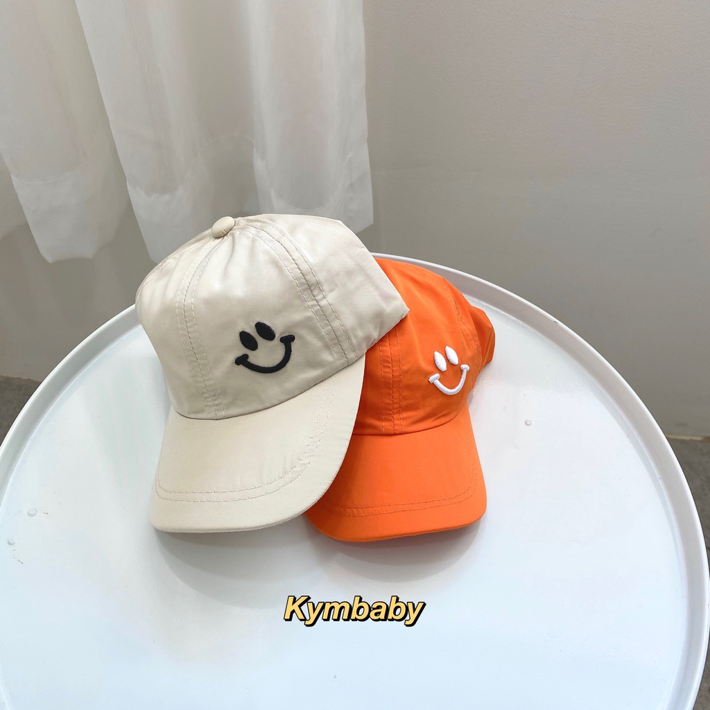 Mũ nón lưỡi trai mặt cười cute cho bé 1Y - 3Y  M821