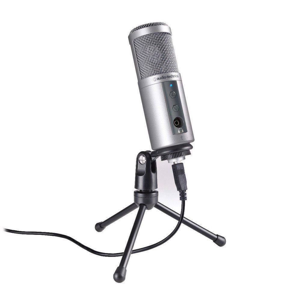 [Mã ELHACE giảm 4% đơn 300K] Micro Thu Âm Condenser Cho Phòng Thu Audio Technica ATR2500-USB - Hàng Chính Hãng