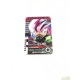 Thẻ bài sưu tầm card in kamen rider Decade đọc được 2 mặt trong Driver Kamen Rider Ex aid