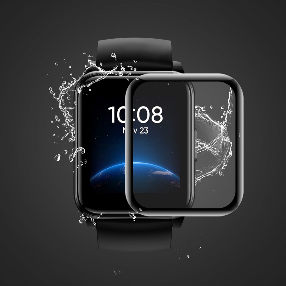 Ốp Bảo Vệ Mặt Đồng Hồ Bằng Sợi Carbon 3D Mềm Cho Realme Watch 3 / 3 Pro / 2 / 2 Pro