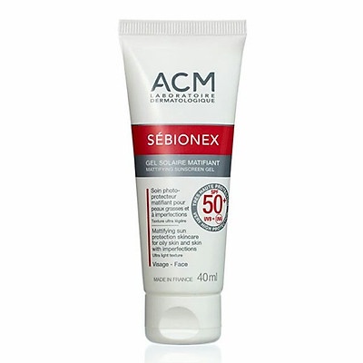 Gel chống nắng, dưỡng da cho da mụn ACM Sebionex Mattifying Sunscreen Gel SPF 50+ 40ml