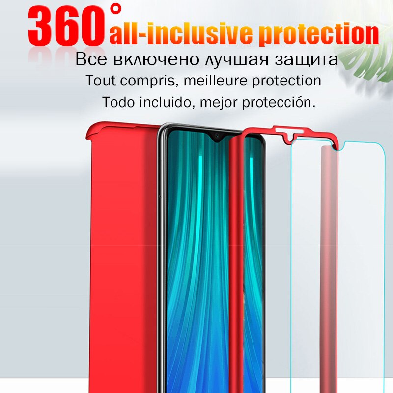 Ốp Lưng Chống Sốc 360 Độ Cho Xiaomi Redmi Note 4 3 5 6 7 8 9 9s Pro Max