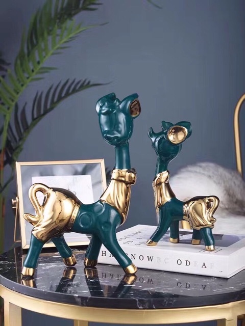 [Tổng hợp Decor xanh Bắc Âu] Tượng sứ trang trí- Trang trí nhà cửa, quà tặng ý nghĩa