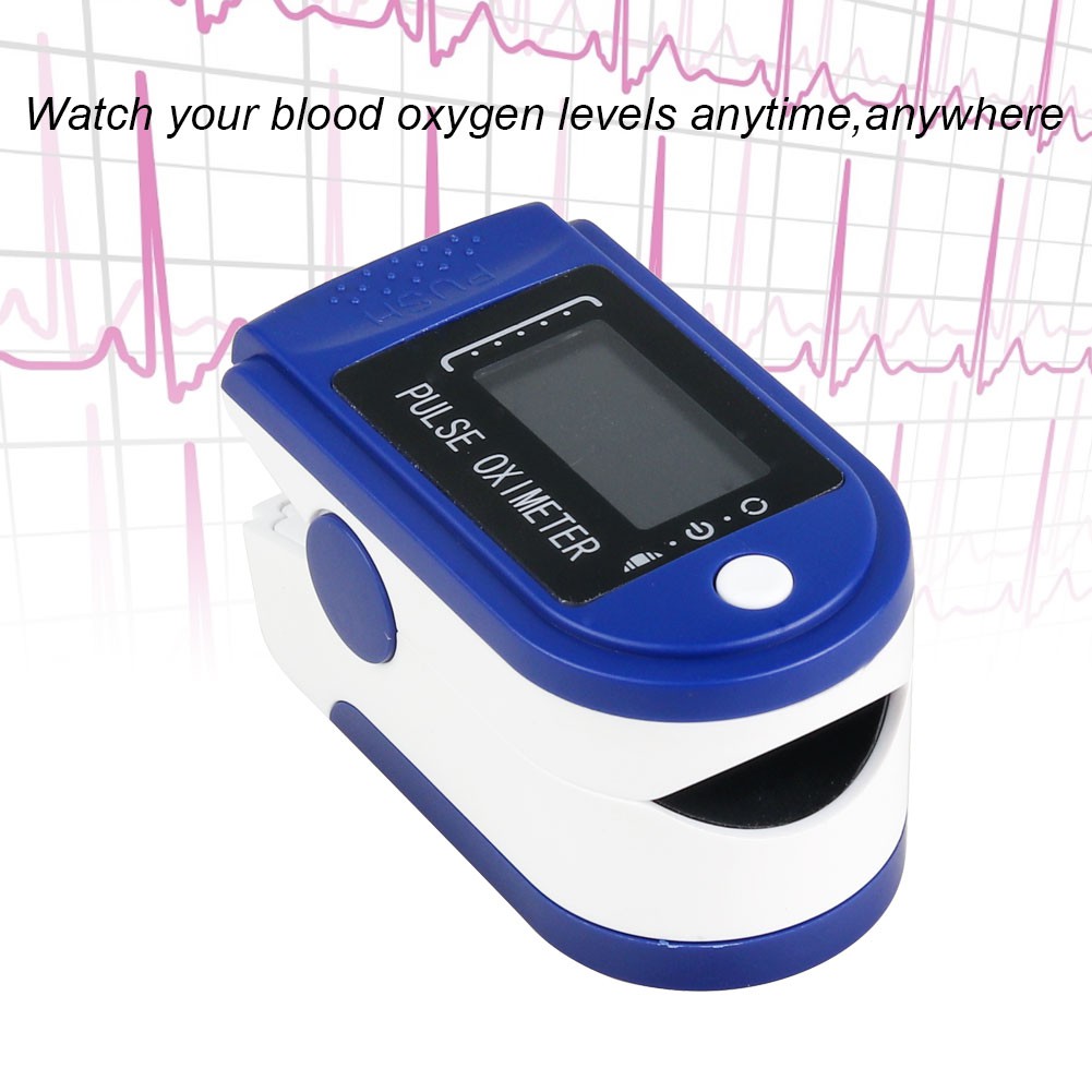 Finger Pulse Oximeter Blood Oxygen Sensor O2 SpO2 Monitor Heart Rate New