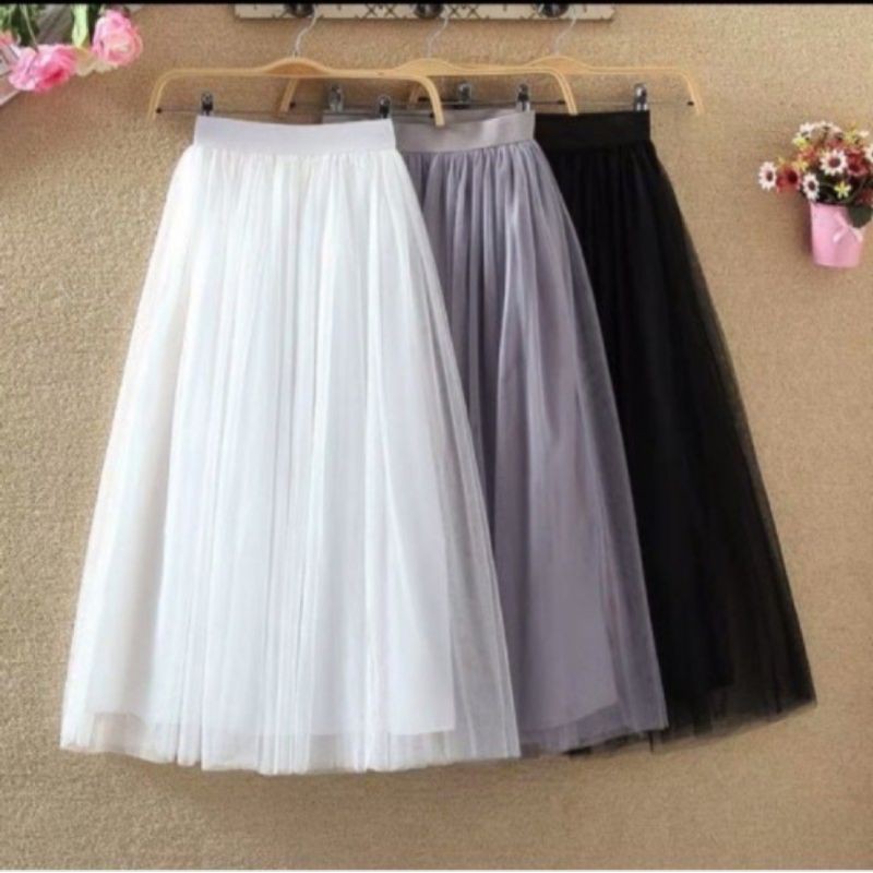 CHÂN VÁY LƯỚI / CÔNG CHÚA / TUTU /ULZZANG / có lót trong