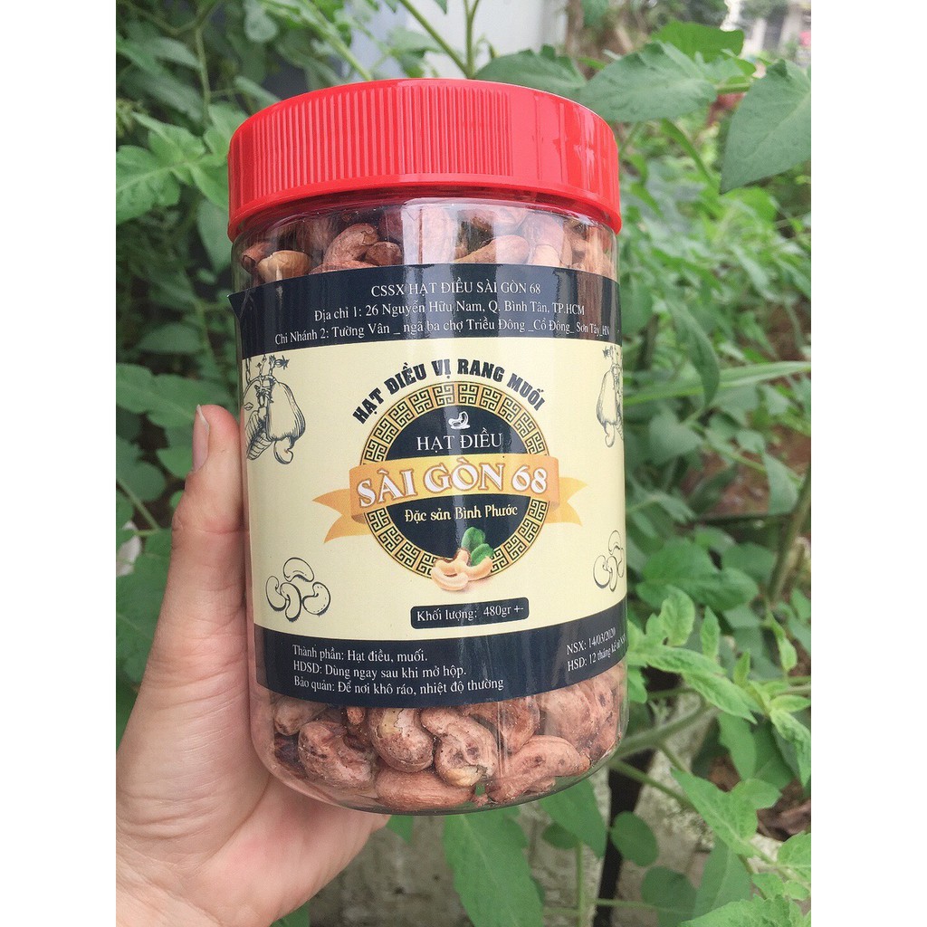 MẪU MỚI- 500G HẠT ĐIỀU RANG MUỐI NGUYÊN HẠT GIÒN NGON 500G | BigBuy360 - bigbuy360.vn