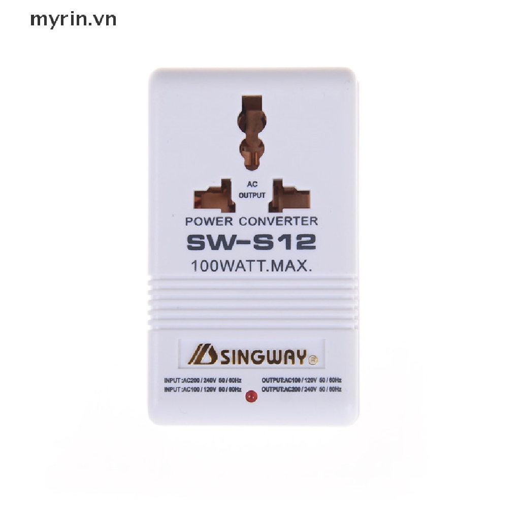 Phích Cắm Chuyển Đổi Công Suất 110v Sang 220v 100w Tiện Dụng Khi Đi Du Lịch