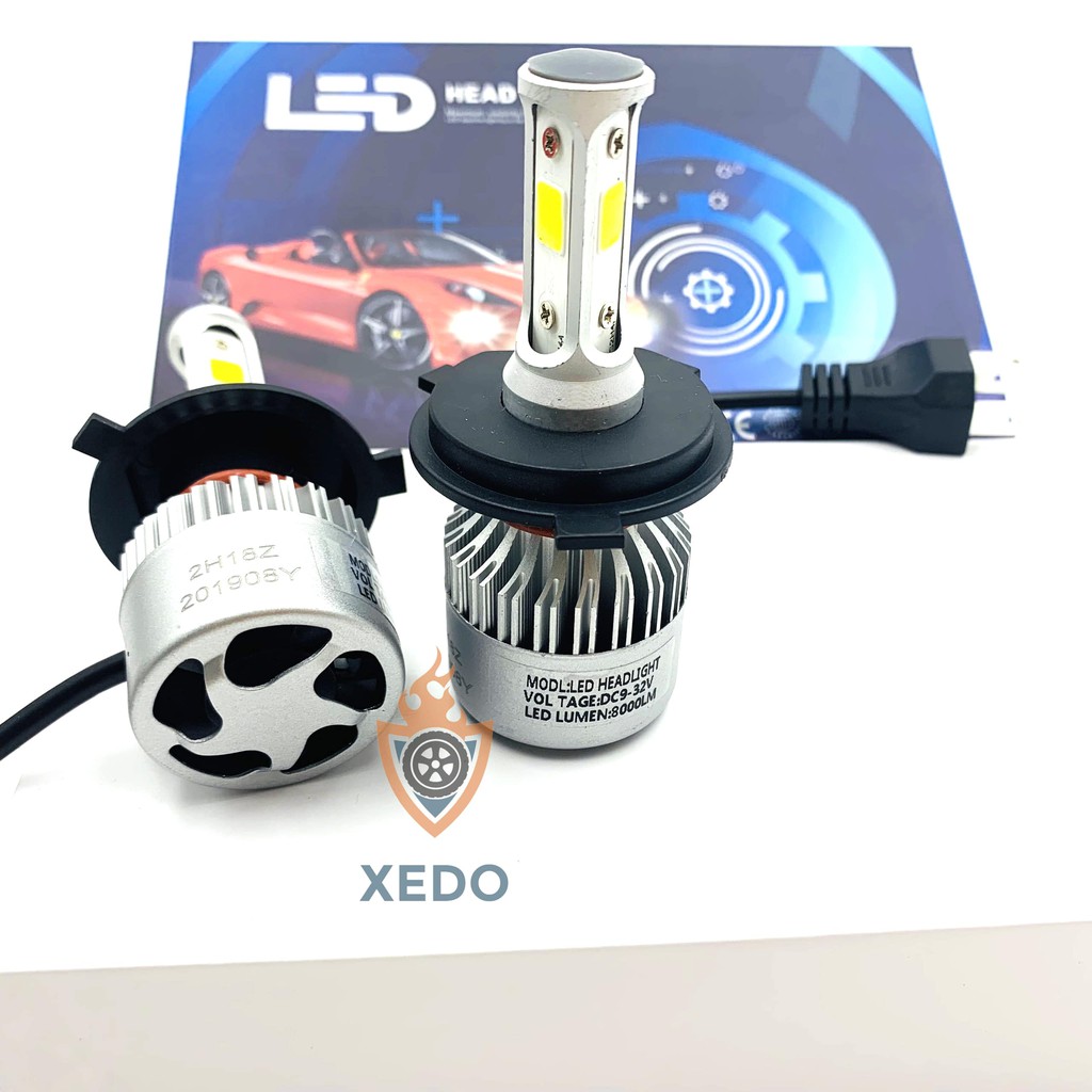 ĐÈN PHA LED C6 3 TIM LED H4 - LEDC63Tim01