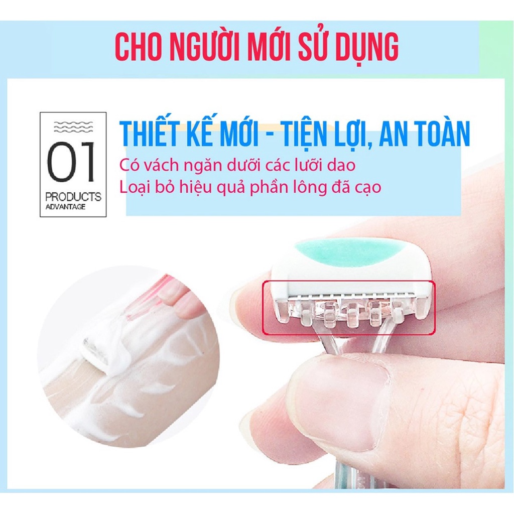 Set 2 dao cạo vùng bikini Kai Nhật Bản