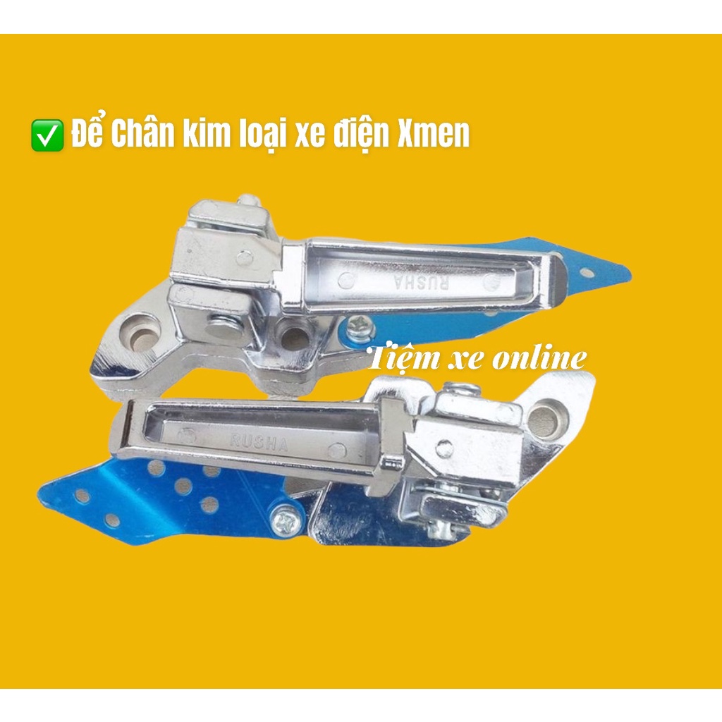 Để chân sau kim loại xmen