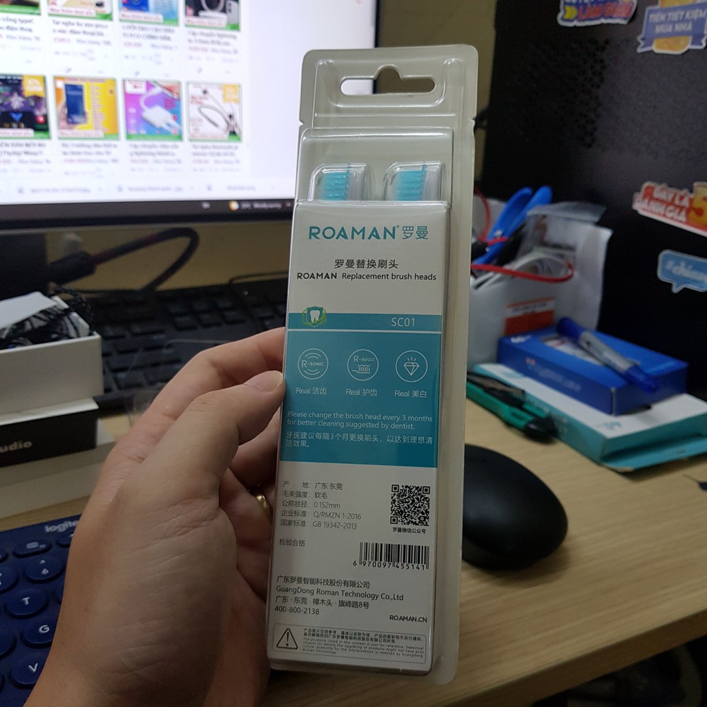 Đầu bàn chải điện Roaman chính hãng