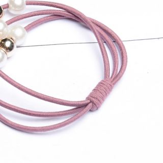 CỘT TÓC ĐÍNH HẠT CHÂU TRẮNG 3 DÂY