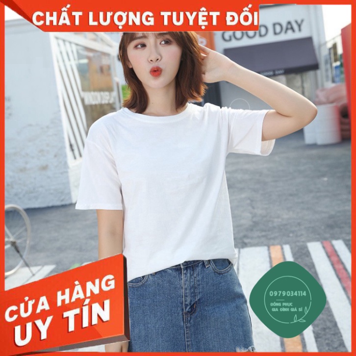Áo phông trơn nam nữ thun nhiều màu basic form unisex tay ngắn cổ tròn chất thun mềm mịn, dày dặn | SG Áo thun giá sỉ