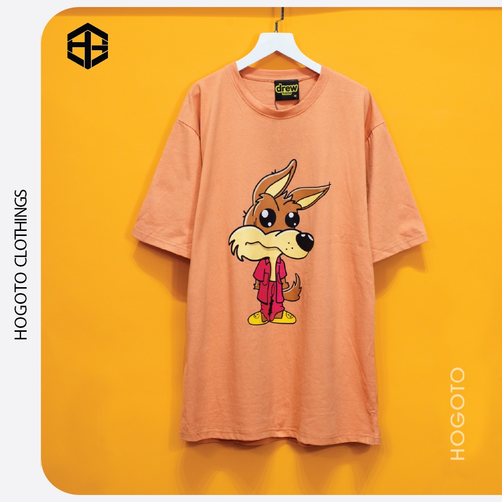 Áo thun tay lỡ DREW House Sói Hogoto shop , Áo thun unisex nam nữ form rộng oversize chất liệu Cotton | BigBuy360 - bigbuy360.vn