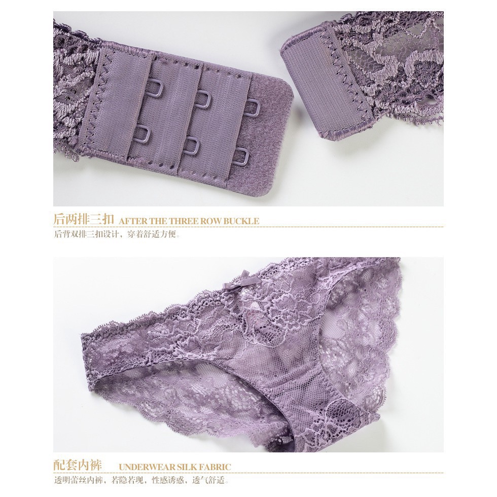 Bộ đồ lót Varsbaby phối ren gợi cảm thời trang cho nữ