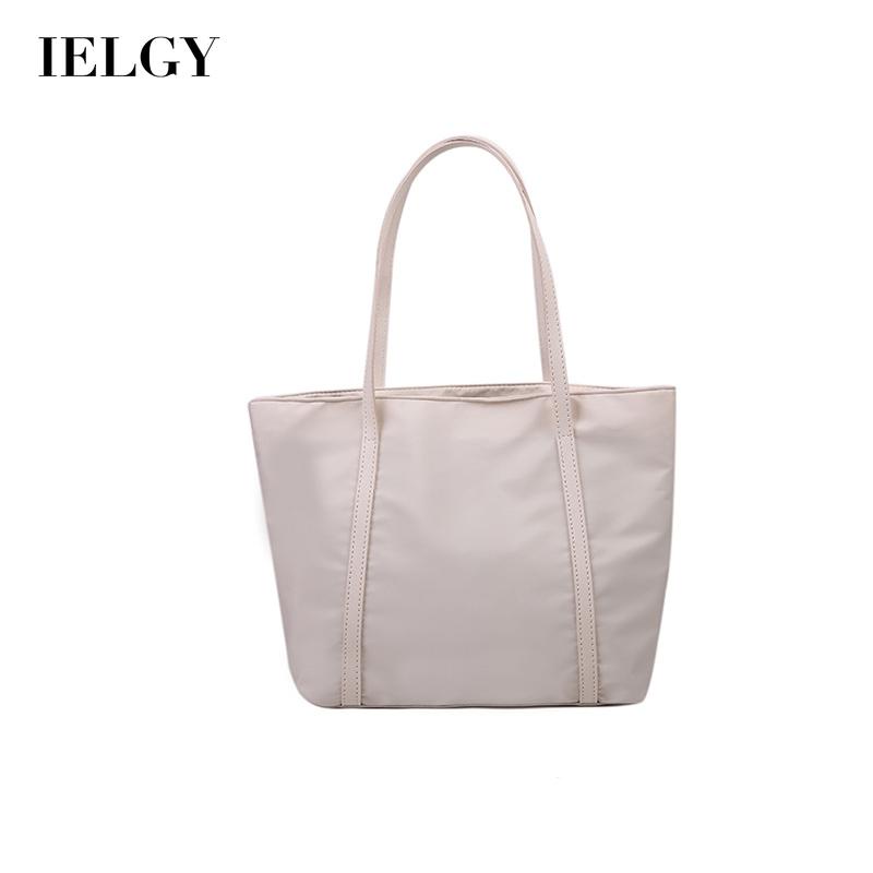 Túi tote xách tay đeo vai IELGY sức chứa lớn bằng nylon thời trang thường ngày dành cho nữ