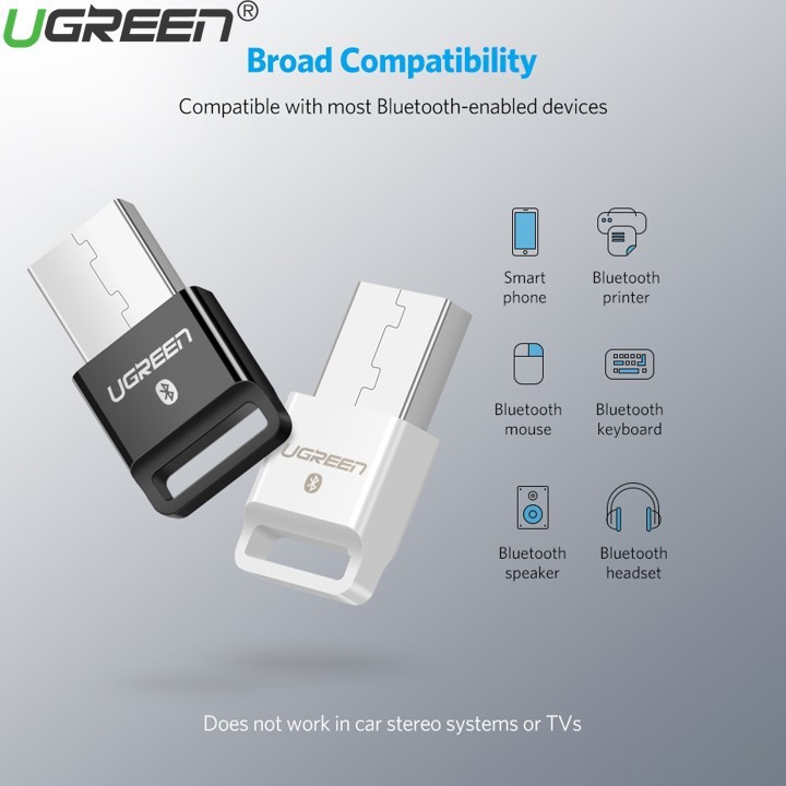 Thiết bị USB thu Bluetooth 4.0 chính hãng Ugreen 30524 cao cấp-Bảo hành 18 tháng