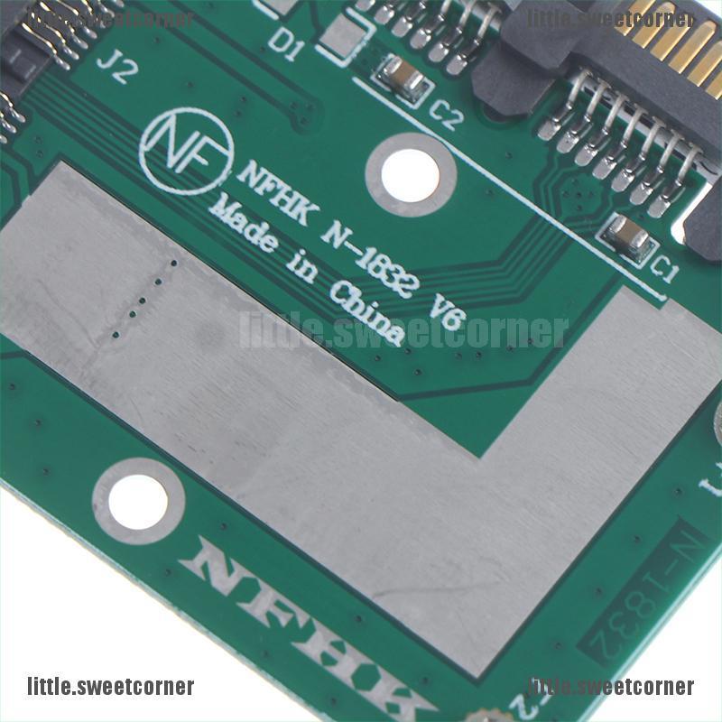 [Sweet] Half height MSATA Mini Pcie SSD To 2.5'' SATA3 6.0gps Adapter Converter Card | BigBuy360 - bigbuy360.vn