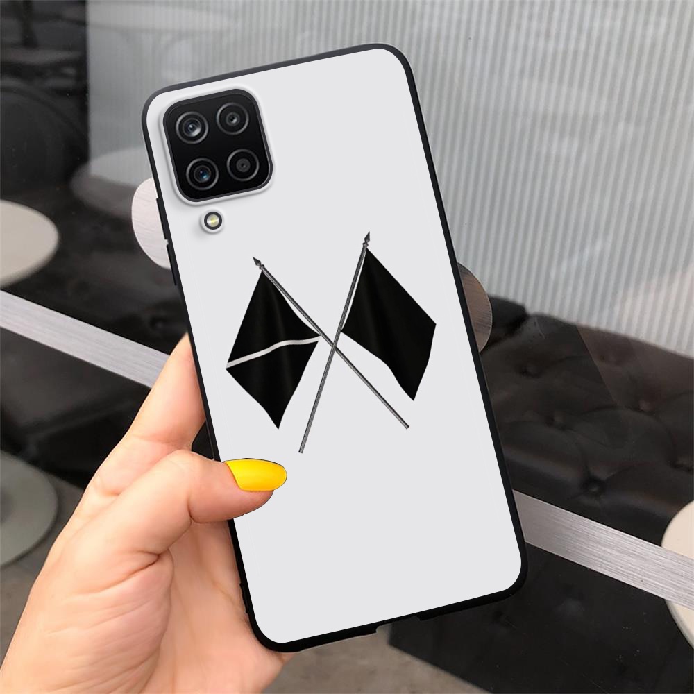 Ốp điện thoại Silicone mềm màu đen in hình nhóm nhạc EXO cho Samsung A6 2018 A6 Plus 2018 A7 2018 A8 2018 A8 Plus 2018