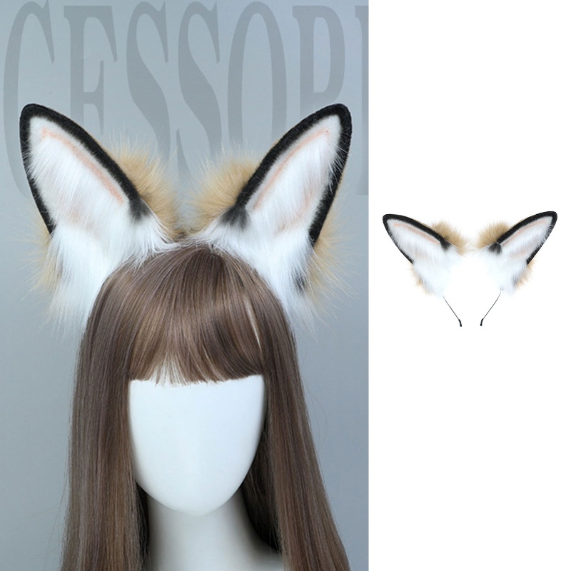 Băng Đô Tai Thỏ Nhồi Bông Đáng Yêu Dành Cho Hóa Trang Hàng Ngày