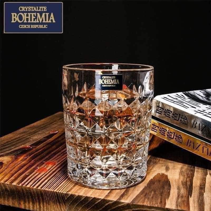 Cốc pha lê cao cấp Bohemia Diamond 230ml, 260ml - Hàng chính hãng sản xuất tai Séc