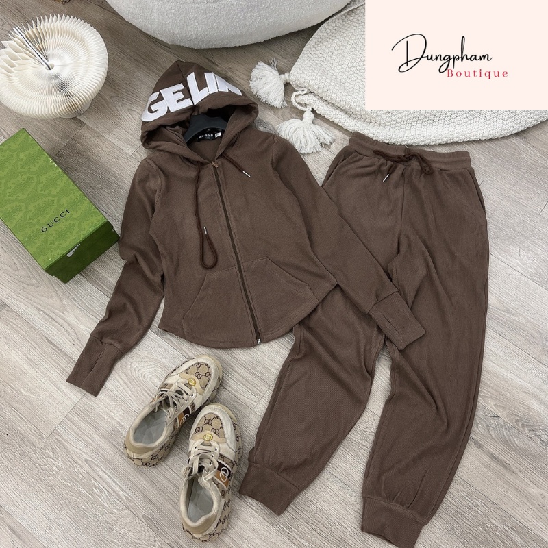 Bộ khoác khoá kéo Gelin - Dungpham Boutique